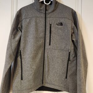 The North Face Men's Heather Gray Lightweight Softshell Jacket